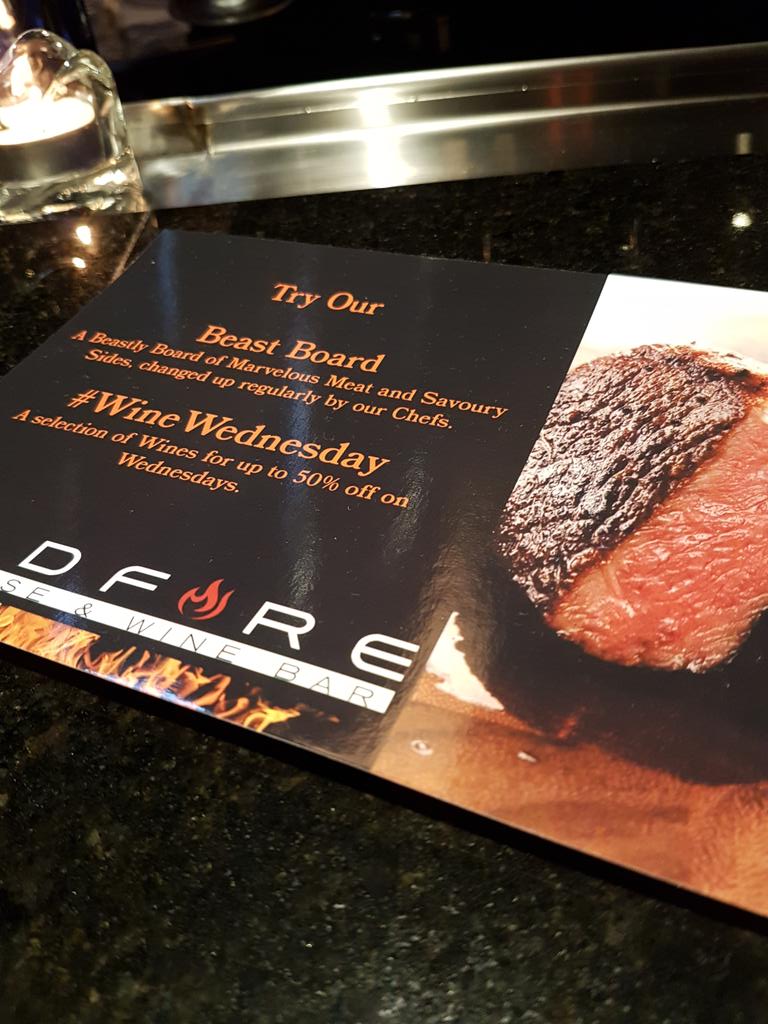 AlexBielak's tweet photo. What gr8 marketing by @wildfiretoronto at the #Waterloo location #kerisbaby #beastboard https://t.co/LSZKLARh7U