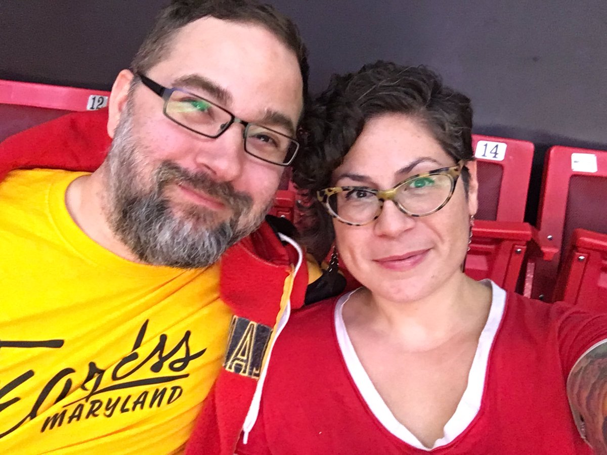 ChristieLynD's tweet photo. Excited for the first men's basketball  game of the season!! Section 102, row 17, seats 13 &amp; 14 @umterps  #Terps #univofmaryland https://t.co/0hqtSWR2cy