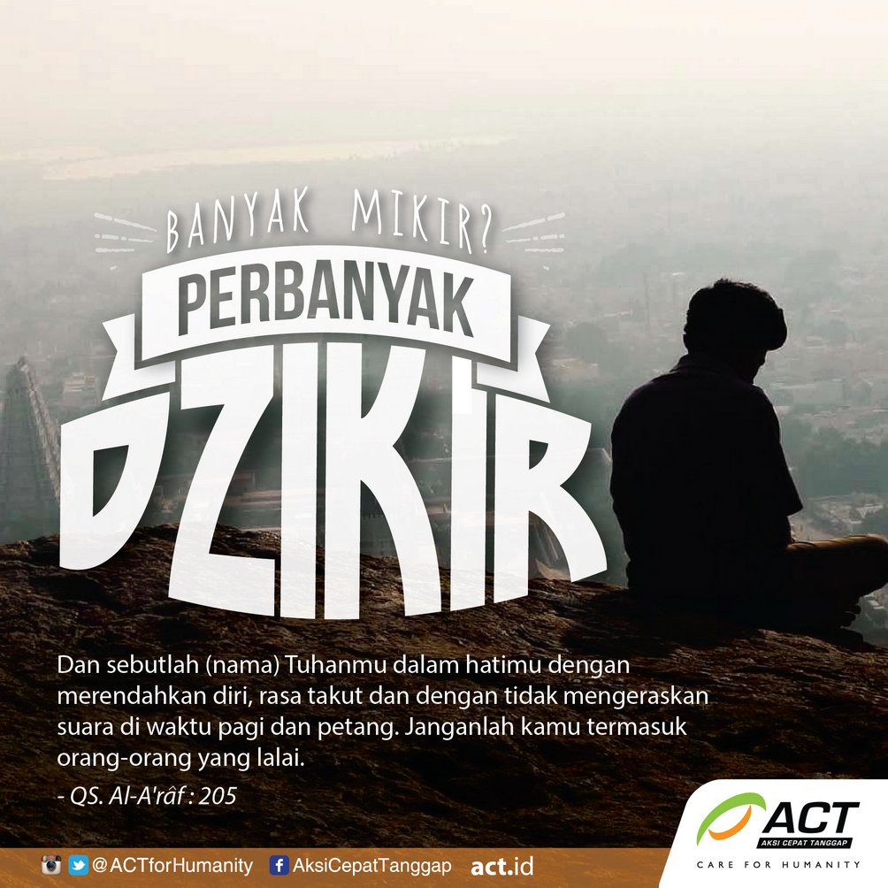 mribandaaceh's tweet photo. Semakin rajin kita mengingat Allah lewat berzikir, semakin Allah mengingat dan merahmati kita 😊

#LetsACTIndonesia

@ACTforHumanity https://t.co/12rL7cUWbc