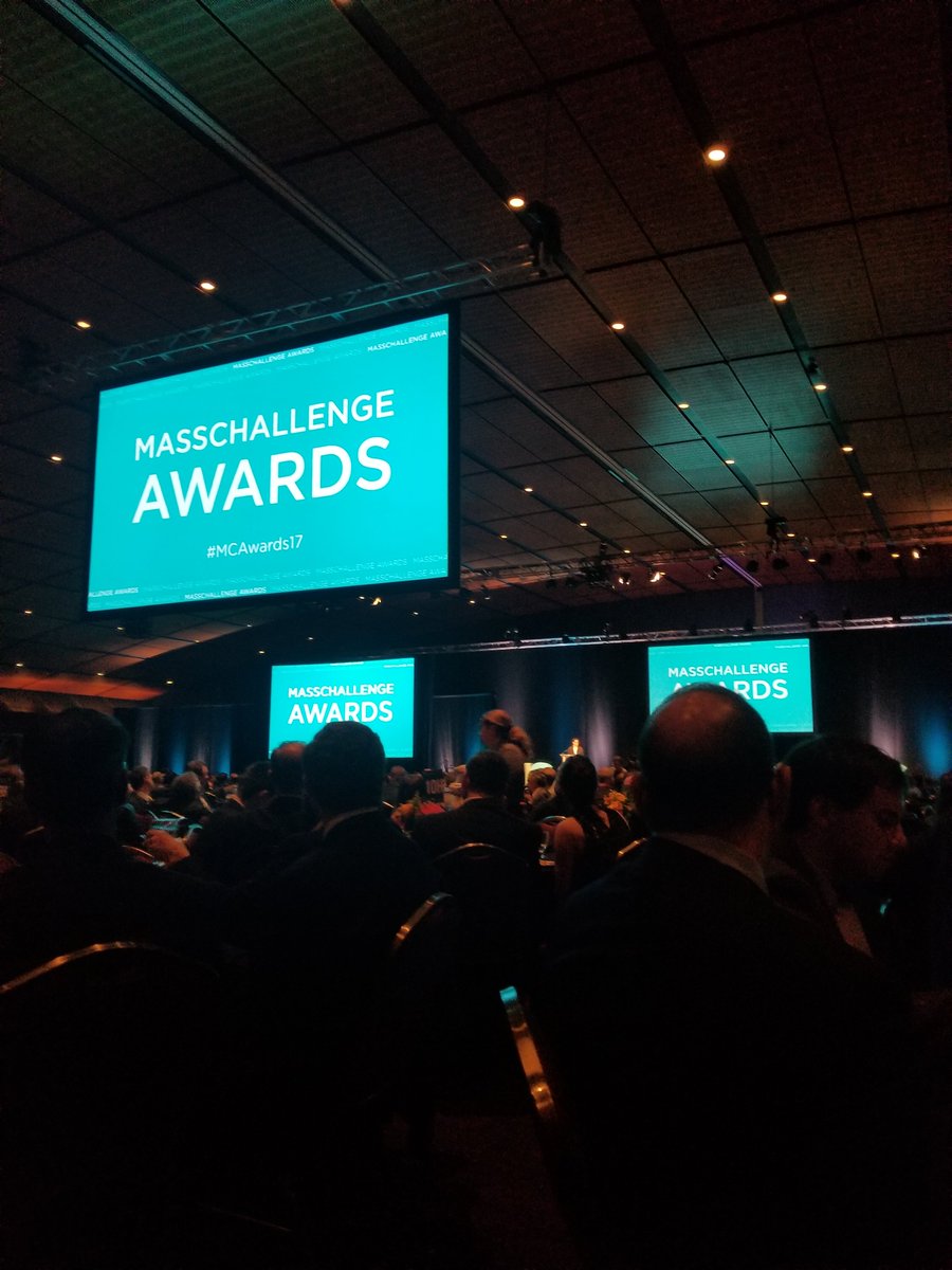 Excited to be here at #MCAwards17. It's an incredible night to culminate our <a href="/MassChallenge/">MassChallenge</a> journey.