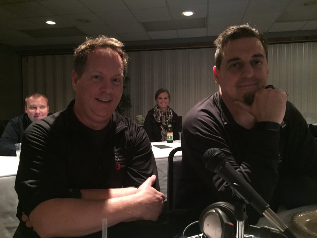 itinocom's tweet photo. This pair... So much fun! @Sitecore @Sitecordial @mservais #chisug #mwksug https://t.co/0pWpUrYUrn