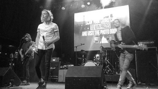 rgoddes's tweet photo. .@BleekerOfficial at the #Casbys last night; thanks for frying our faces off, lads, always great. & thanks, @the_edge, that was super fun. https://t.co/FSxeTwPh6O