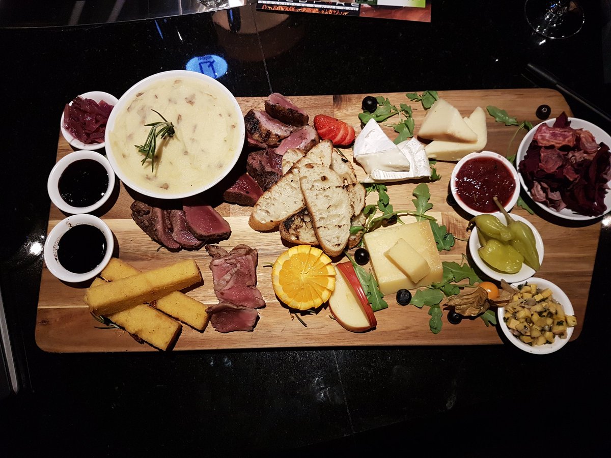 AlexBielak's tweet photo. Combo #beastncheeseboard by the convivial team @wildfiretoronto l to r: owner Jody Ness, GM Keri Berkman and Chef Dave Wurtz https://t.co/Rmv3GyUfGS