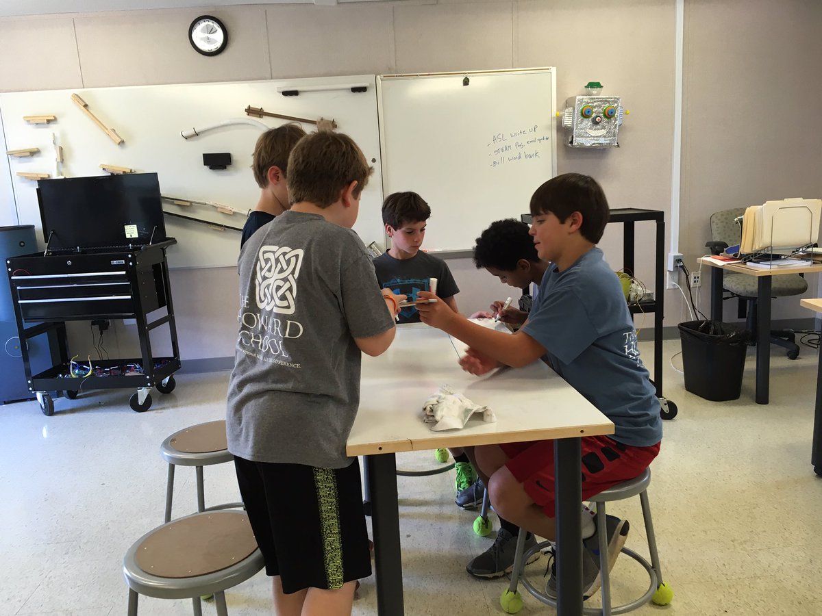 HowardSTEAM's tweet photo. Designing out final preparations for the wind simulation device! #steam @Howard_School #howextraordinary https://t.co/T5J04RVXT0