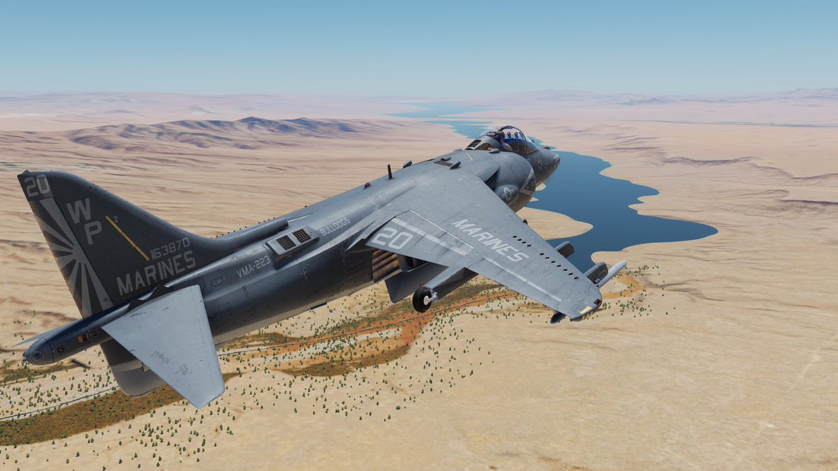 MagzGTV's tweet image. Morning flight in Razbam Simulations AV-8B N/A for DCS World.
#DCSworld #Razbam