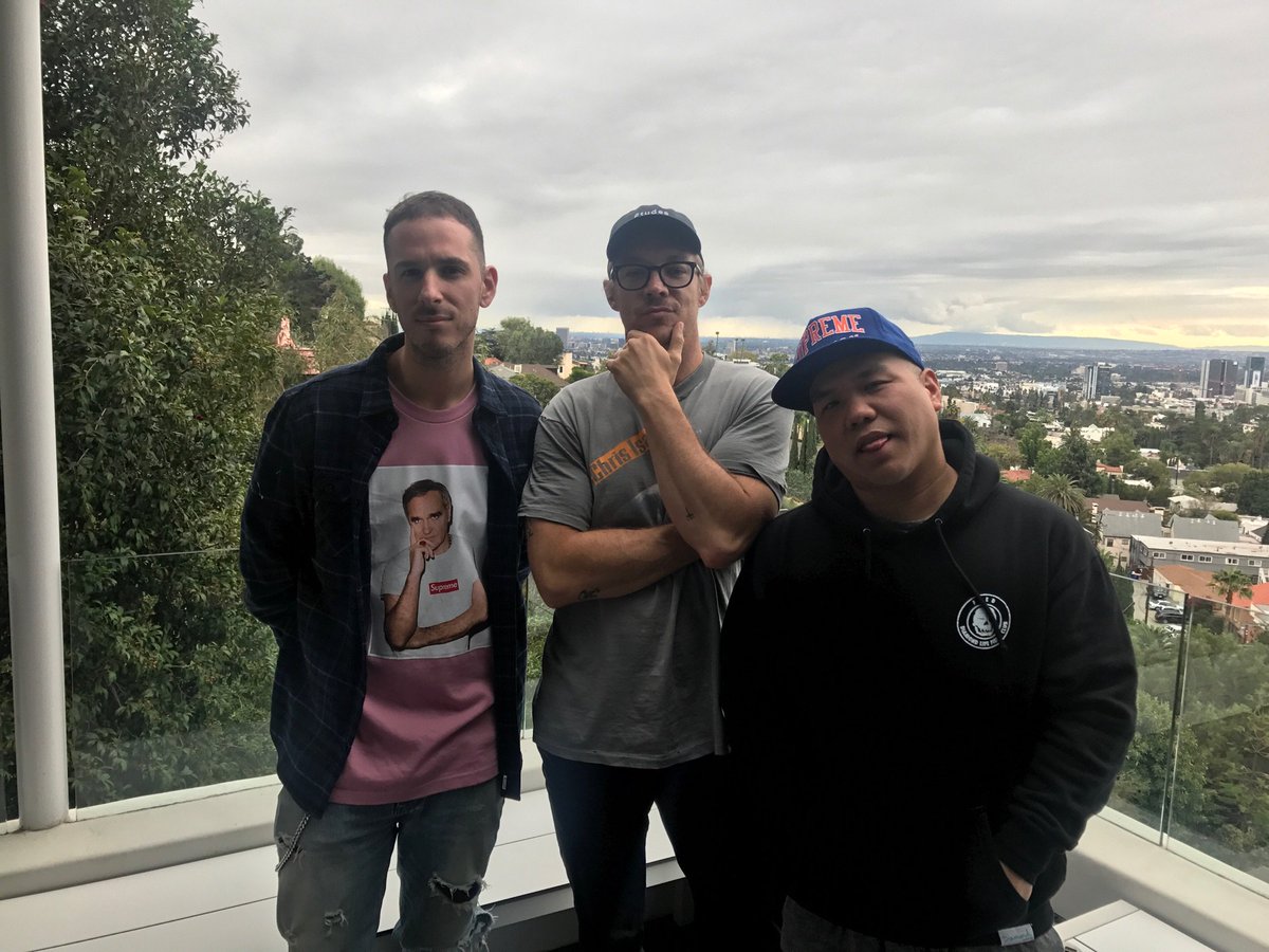EricDlux's tweet photo. Linked up with the homie @diplo today, Catch @WEAREFAED on #LazerSound this Saturday! Guest set. @AppleMusic #Beats1 https://t.co/3GTRurPQ6O
