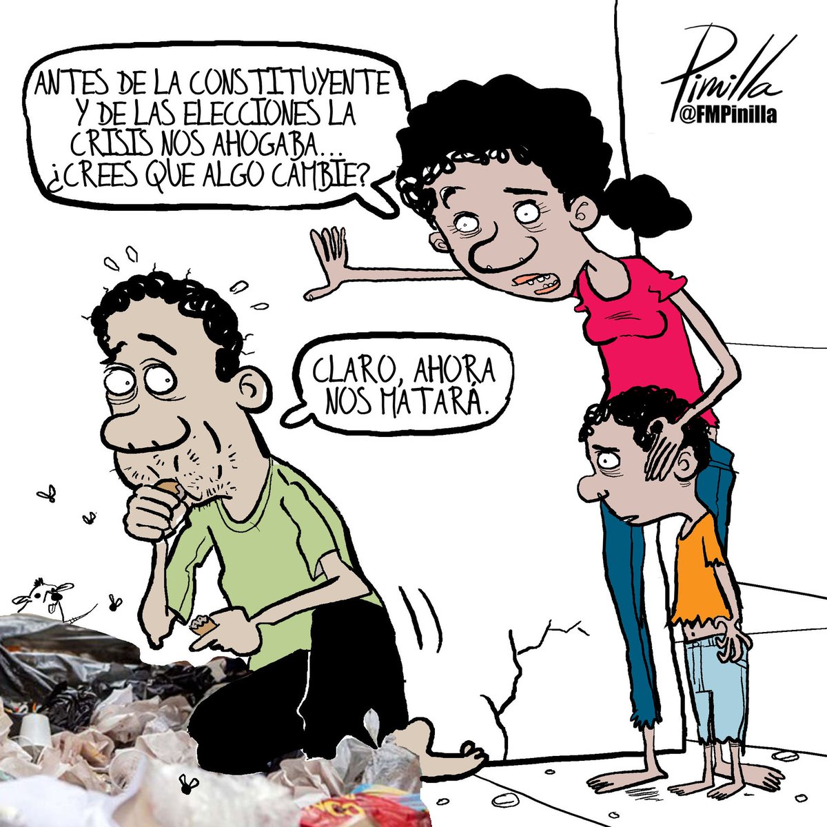 #caricatura para <a href="/CaraotaDigital/">Caraota Digital</a> ANC, elecciones... La crisis nos mata igual!!