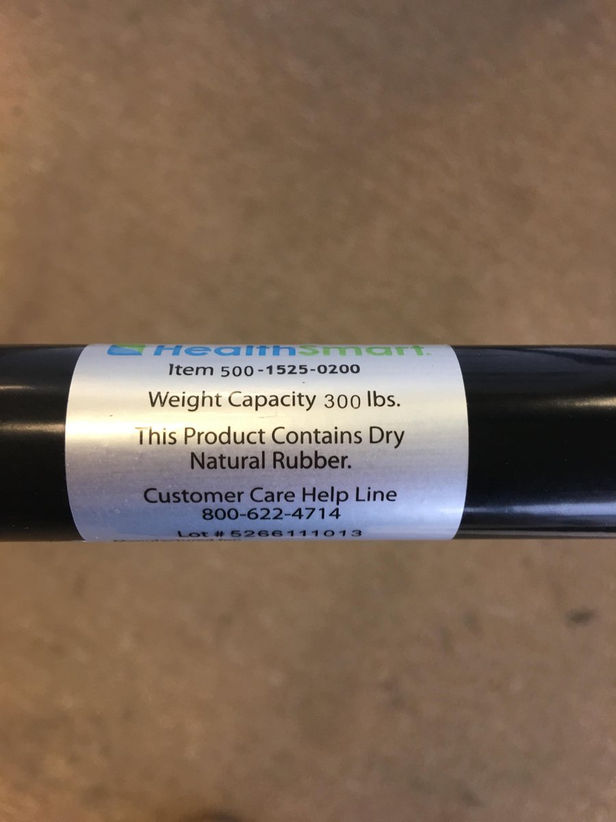 GHW has a Blue Healthsmart Sit-to-Stand walker. It has 2 sets of handles to help move from sitting to standing and back again. Only $15!