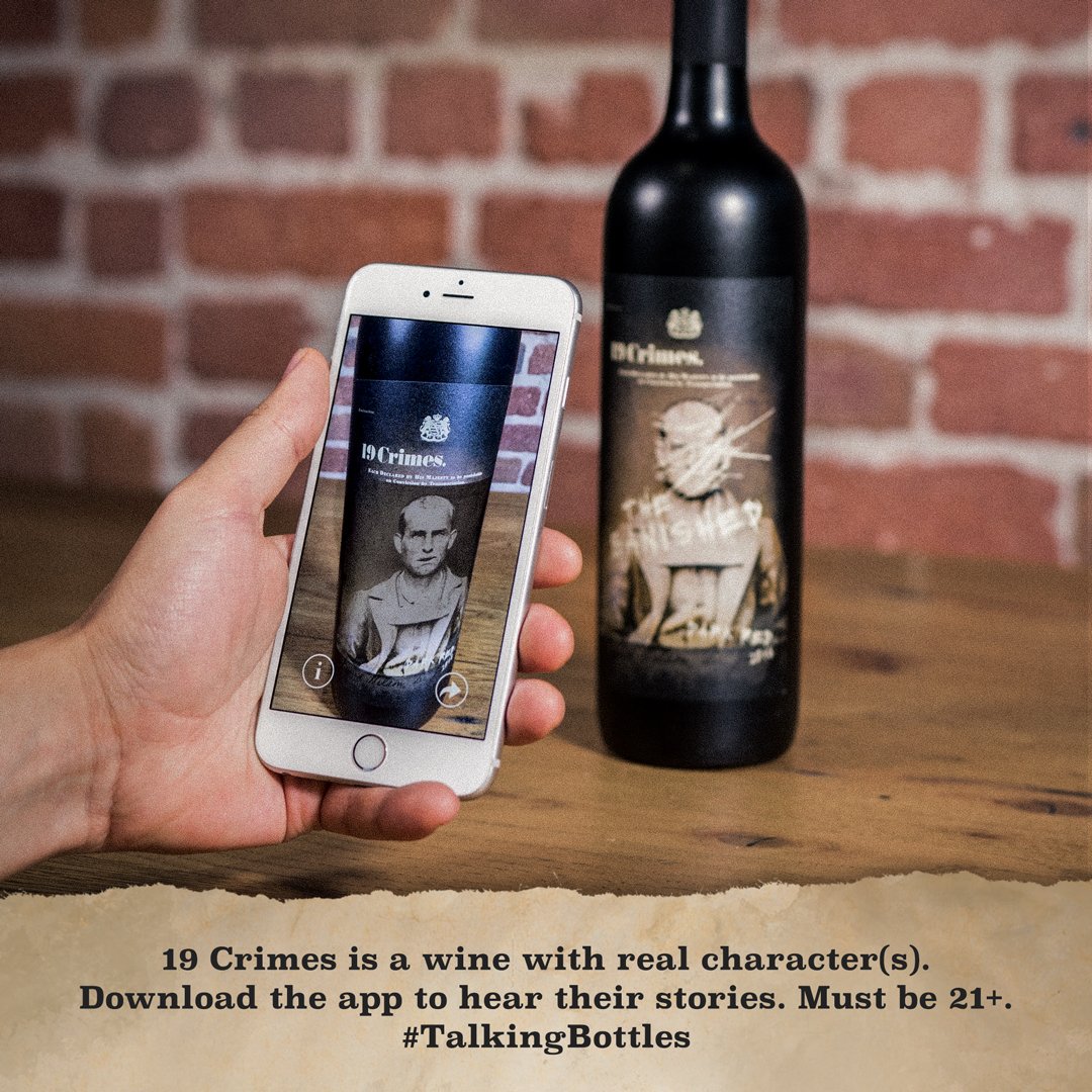 franck_023's tweet photo. Experience the 19 Crimes app for yourself. Must be 21+. @munizpedro9367 #TalkingBottles https://t.co/ybzVt7nGmn