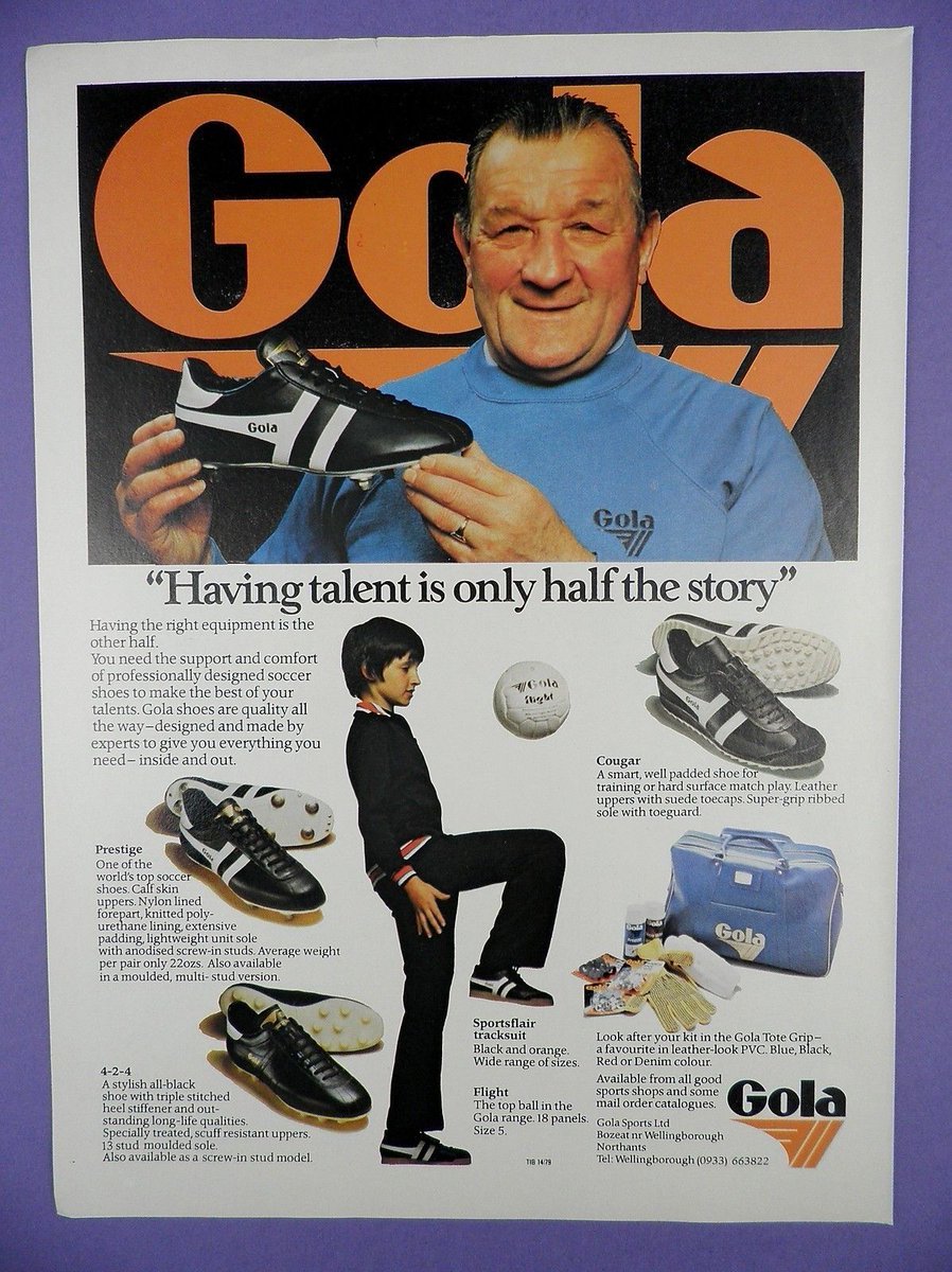 1970's gola football boots