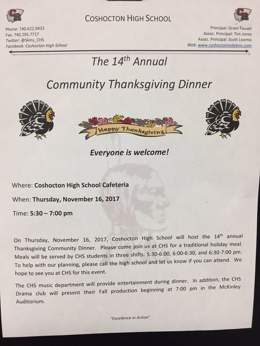 Skins_CHS's tweet photo. Thursday, November 16; 5:30-7pm! Mark your calendars for this great annual event! #CoshoctonPride https://t.co/8kUw21y9Iu