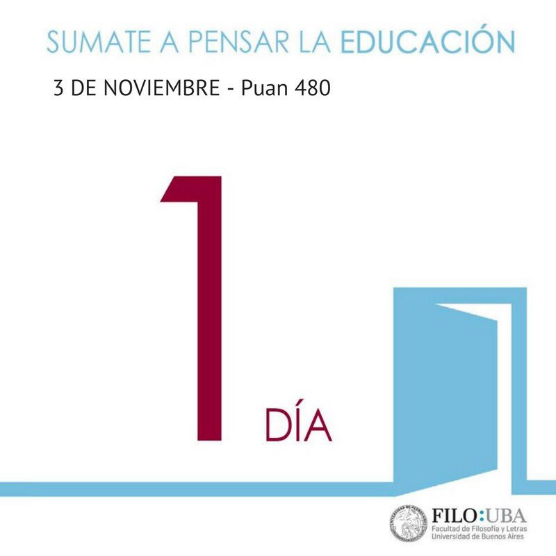 Depto Educación FFyL tweet media