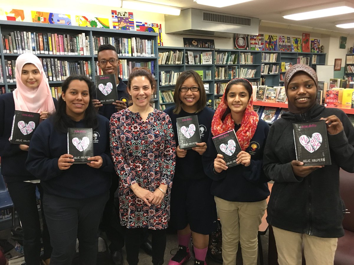 JamesKlise's tweet image. School fave @julie_halpern came to visit book club today. We decided her new book is “Meant to Be” a massive hit - &amp;amp; movie! @FeiwelFriends