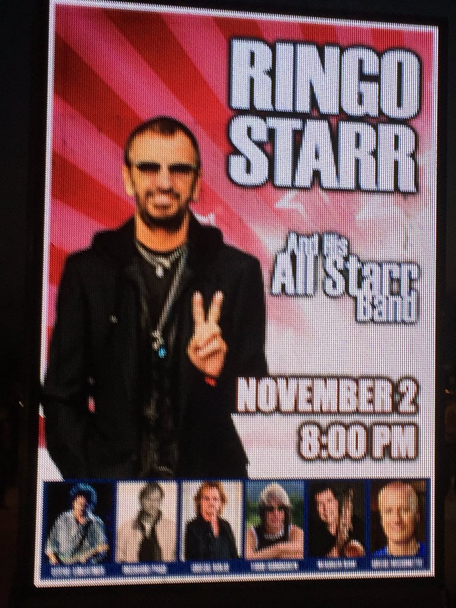 Anderse1Corinne's tweet photo. Seeing the other Beatle to add to my bucket list #Ringorocks https://t.co/Y6oJQVOjI8