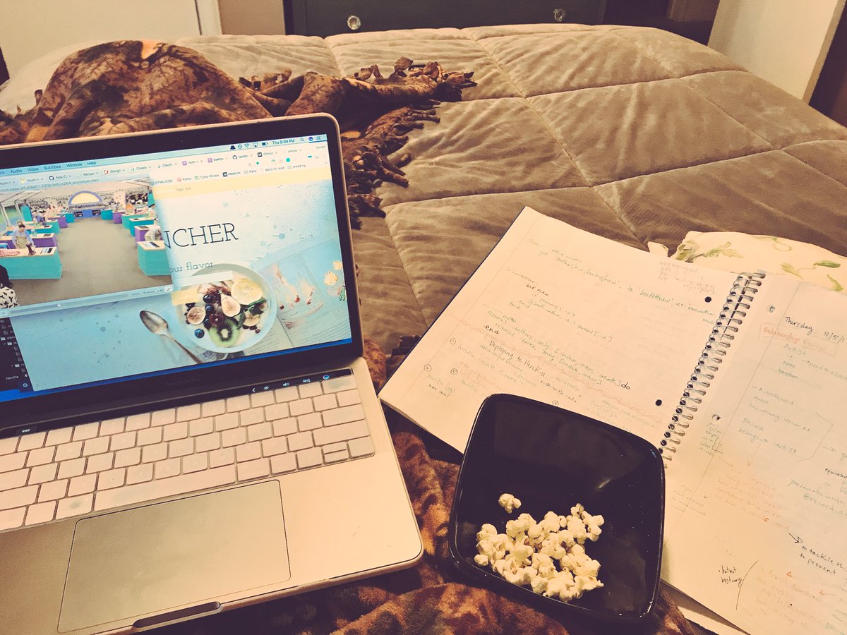 LoLoCoding's tweet image. Good things happen when you watch #GreatBritishBakeOff and eat popcorn in bed. #DeployedaNewWebsite #APIweek #oauth 🍿👩🏼‍💻 🛌