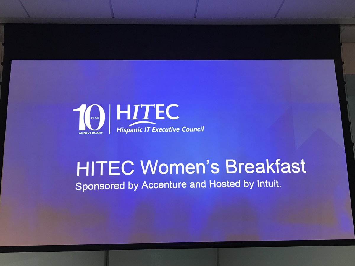 CCQuinteros's tweet image. So proud of @jalmendares for representing Intuit at the HITEC Women’s breakfast. Such an awesome leader, speaker, &amp;amp; mentor! #Intuitlife