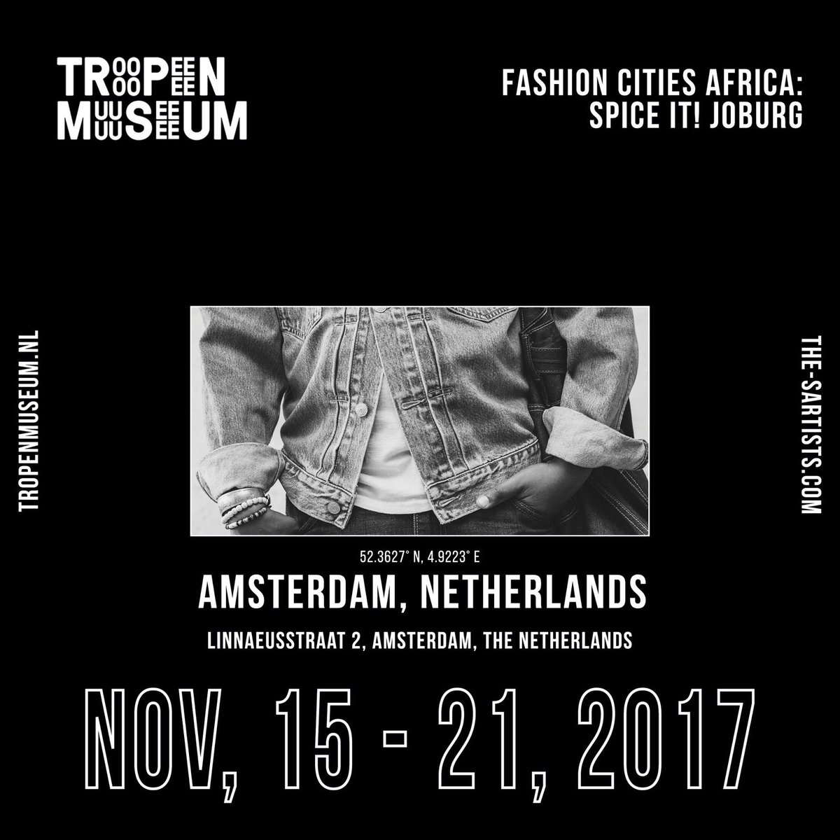 XzavierZulu's tweet photo. We (@TheSartists) will be hosting a masterclass titled “As It Seams,” at the @Tropenmuseum on November 19, 2017. https://t.co/94DLALlfPc