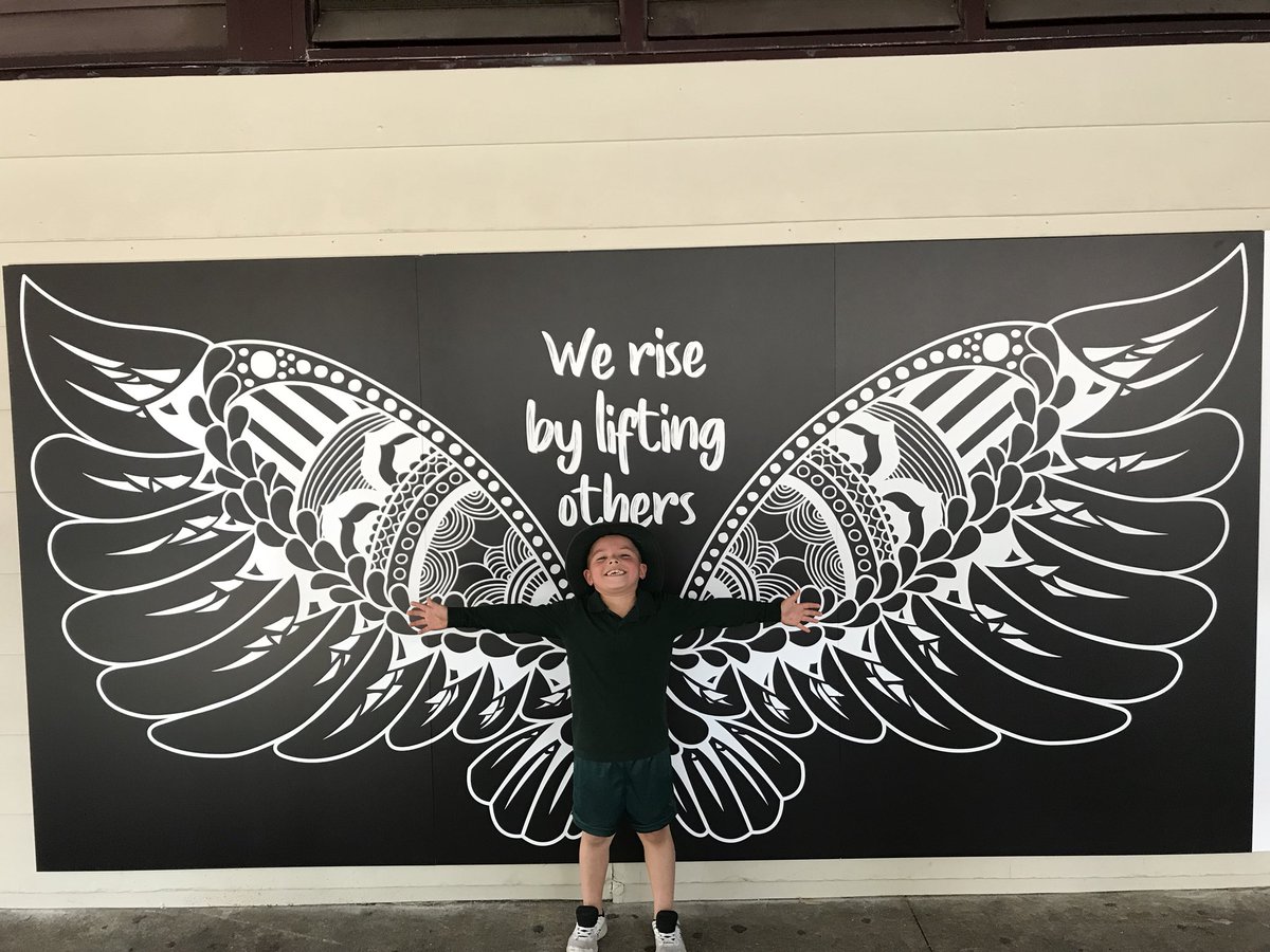 Our mural is finally up. Looks amazing!!! Just another little reminder about equality and respect for all ❤️❤️