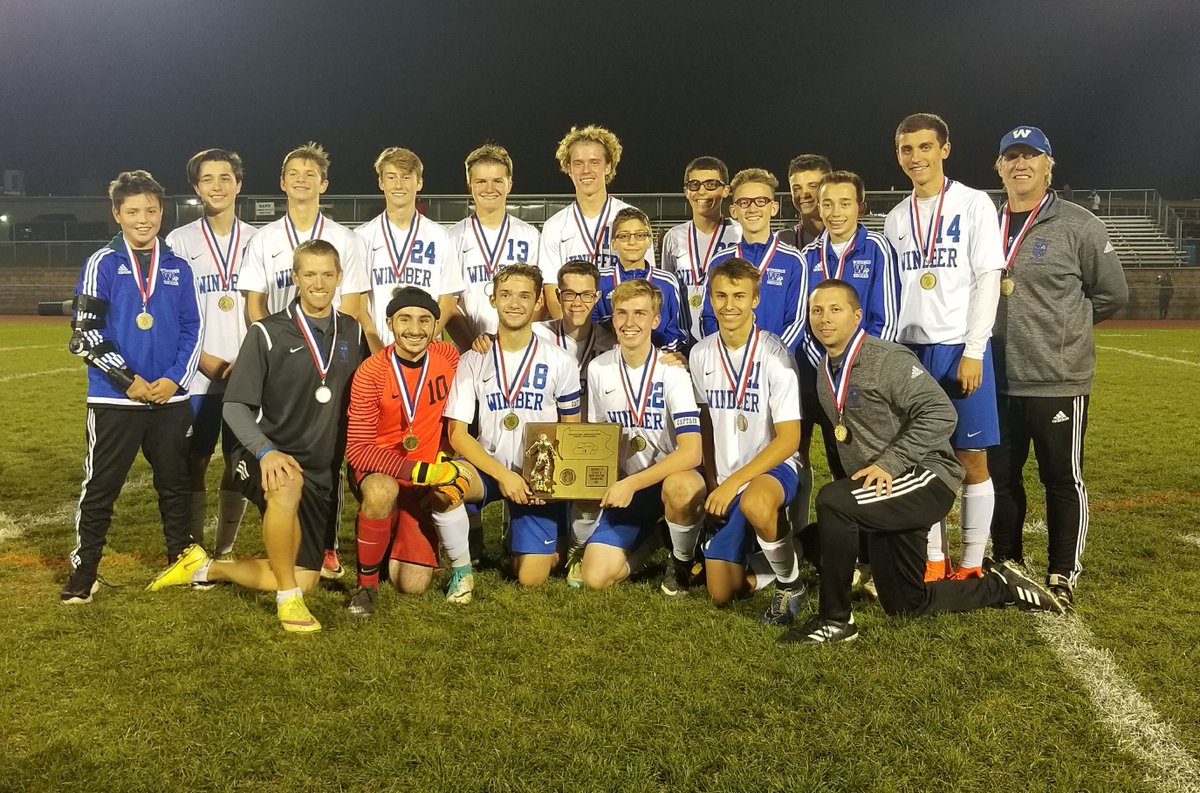 SportsChristina's tweet photo. Here are your back-to-back boys District 5-A soccer champions- the Windber Ramblers https://t.co/UvrFCOP9ov