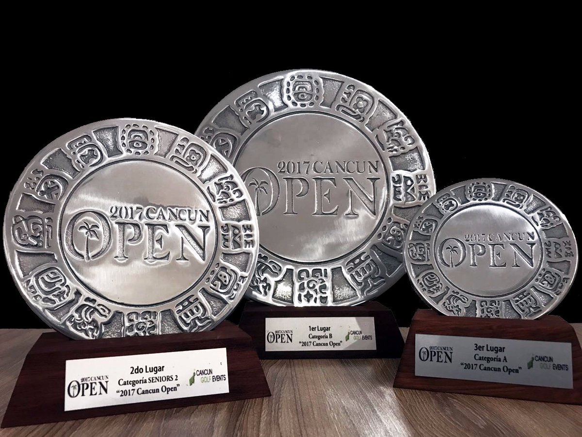 nino_golf's tweet photo. Estos son los trofeos para los ganadores del #2017CancunOpen https://t.co/tlglJ8kWMN