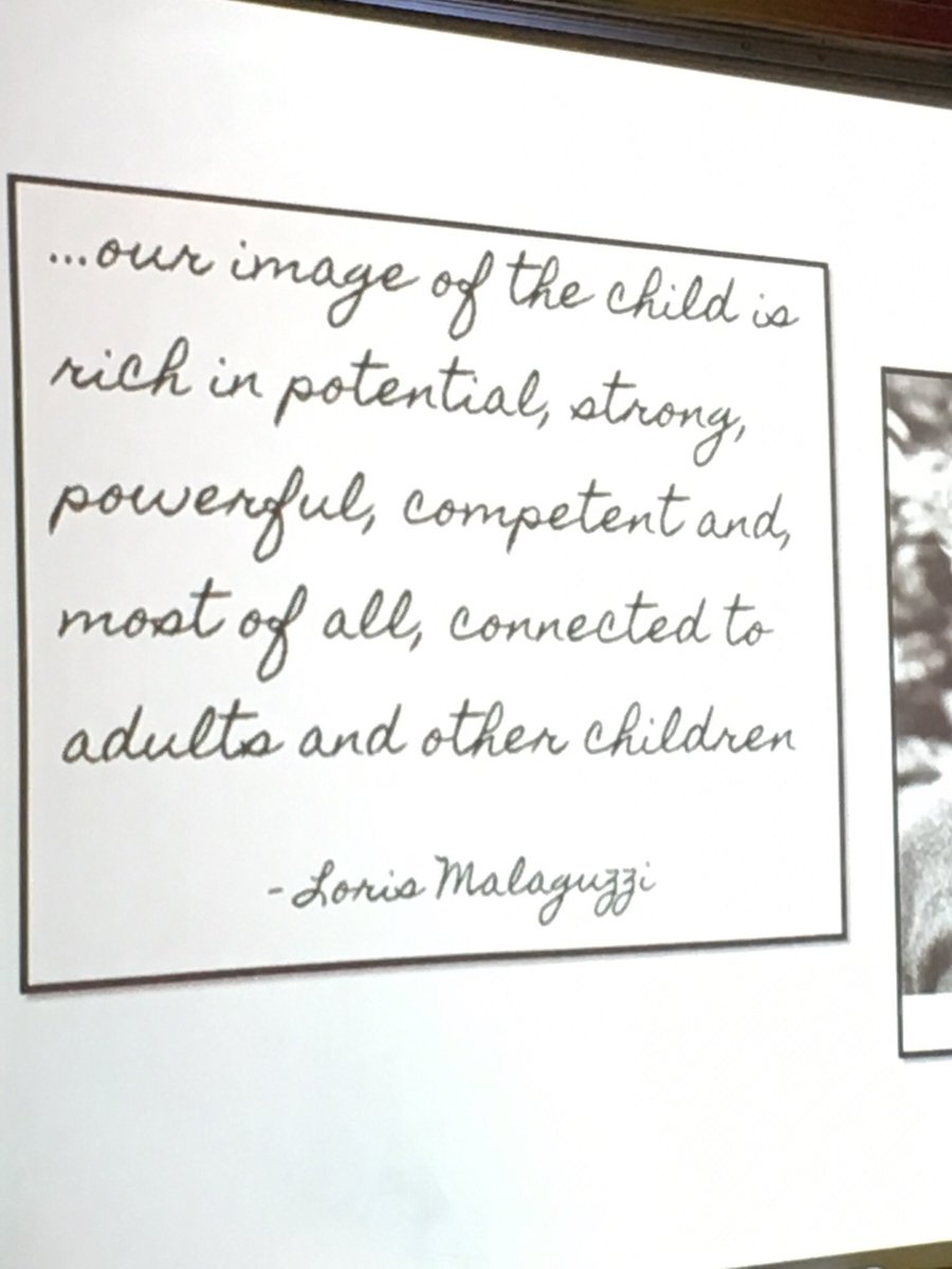 “Our image of the child is rich in potential, strong, powerful, competent...”. Learning about pedagogical documentation with   <a href="/judithaking/">Judith King</a> <a href="/mejdockendorf/">Maureen Dockendorf</a> #tadl