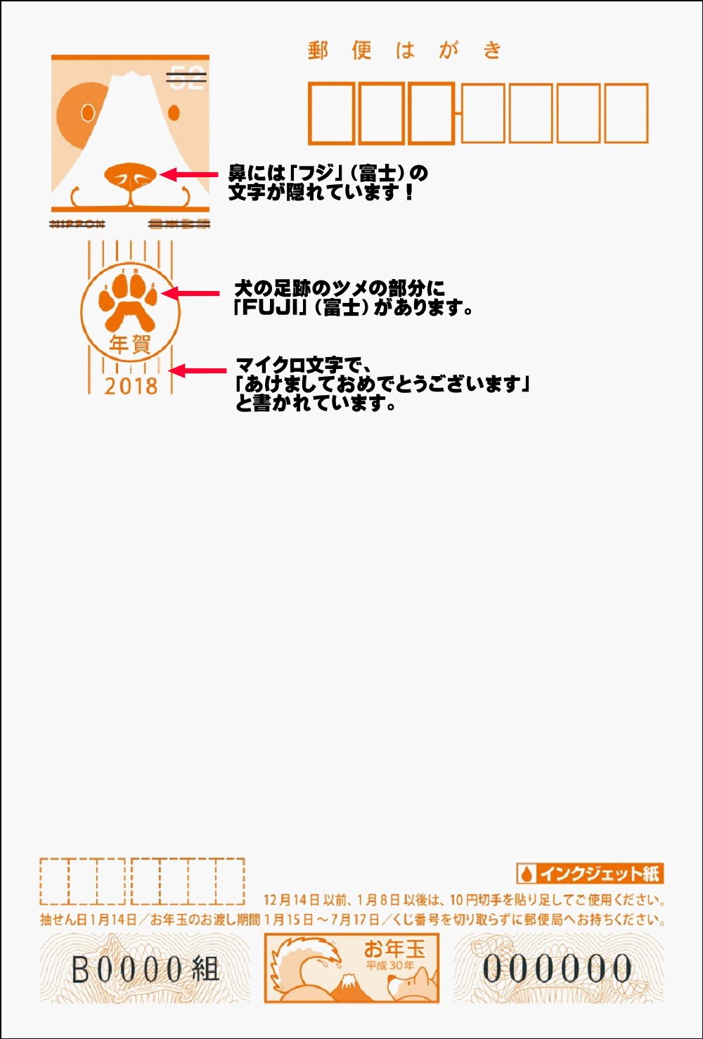 衝撃 今すぐ今年の年賀状を見てみろ 隠し言葉 が消印部分 くじ部分に潜んでいるぞ そこに書いてあることとは ロケットニュース24