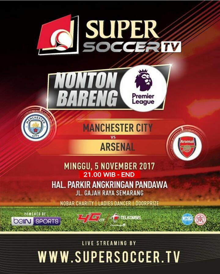 Boom!! Ini dia yg kita tunggu. Nobar Super Sunday kali bersama <a href="/AIS_SMG/">AIS_Semarang</a> , jangan sampe kelewatan, guys. Ramaikan!! 
#gondescityzens