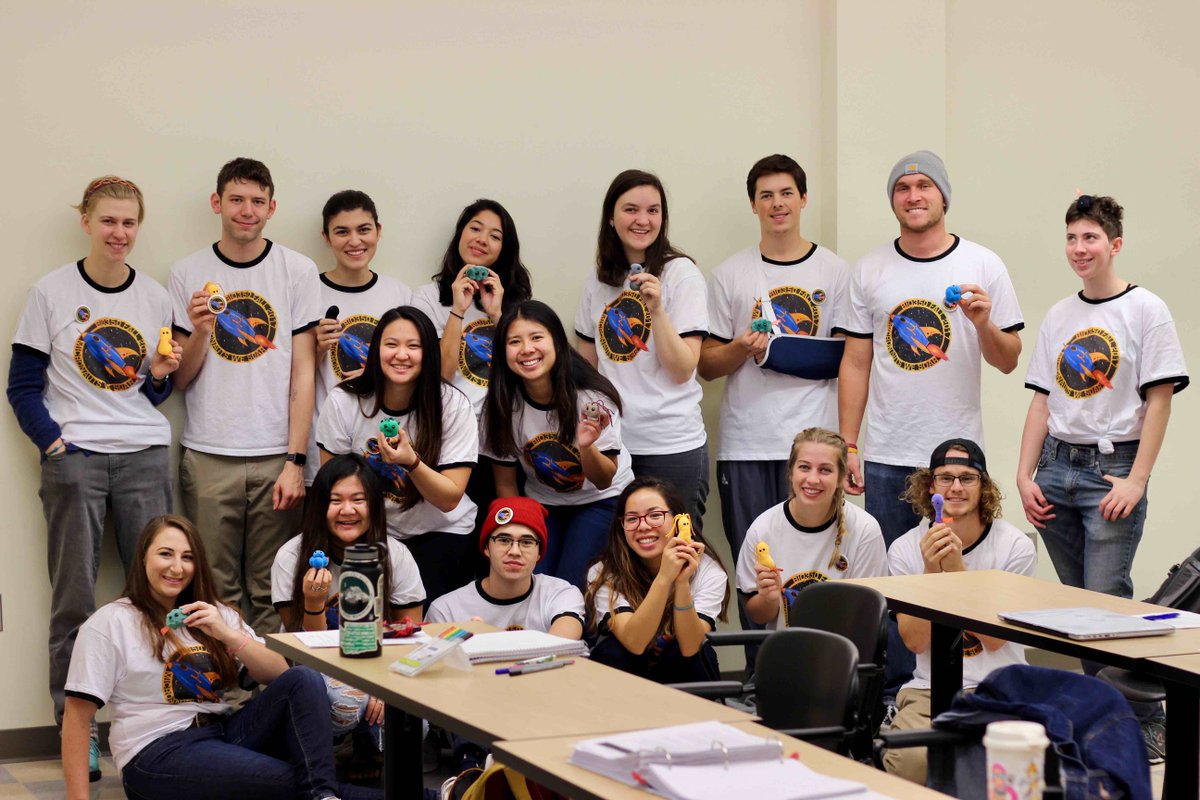 markowenmartin's tweet photo. My newest crop of #Micronauts from my #Biology350 course. They follow the #OneTrueMicrobialFaith! @univpugetsound @ASMicrobiology https://t.co/uIBJEnB6MW