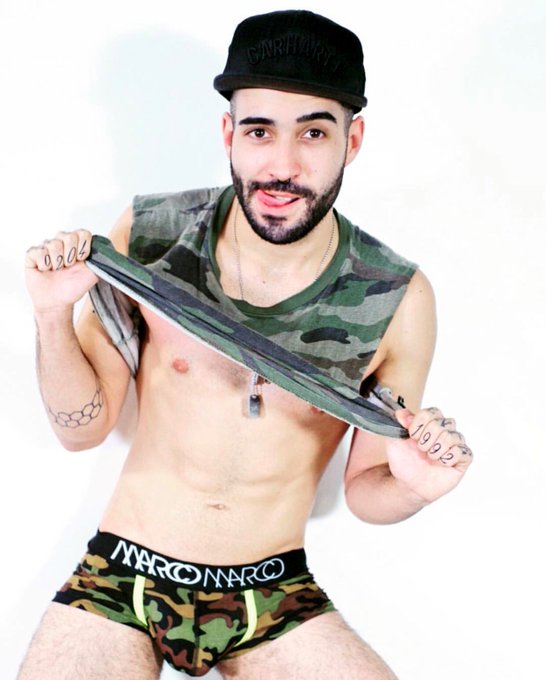 @actorrafamarco showing off his #marcomarco milita @marcomarcounderwear https://t.co/jytYyrECPY https://t