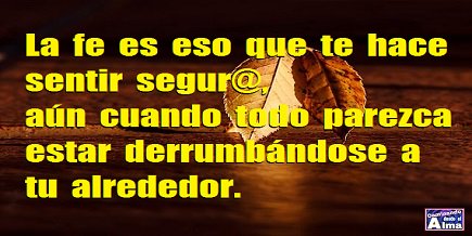 Cdesdeelalma's tweet photo. La #fe es eso que te hace sentir seguro, aún cuando todo #parezca estar #derrumbándose a tu alrededor. https://t.co/eLINz6WXe4