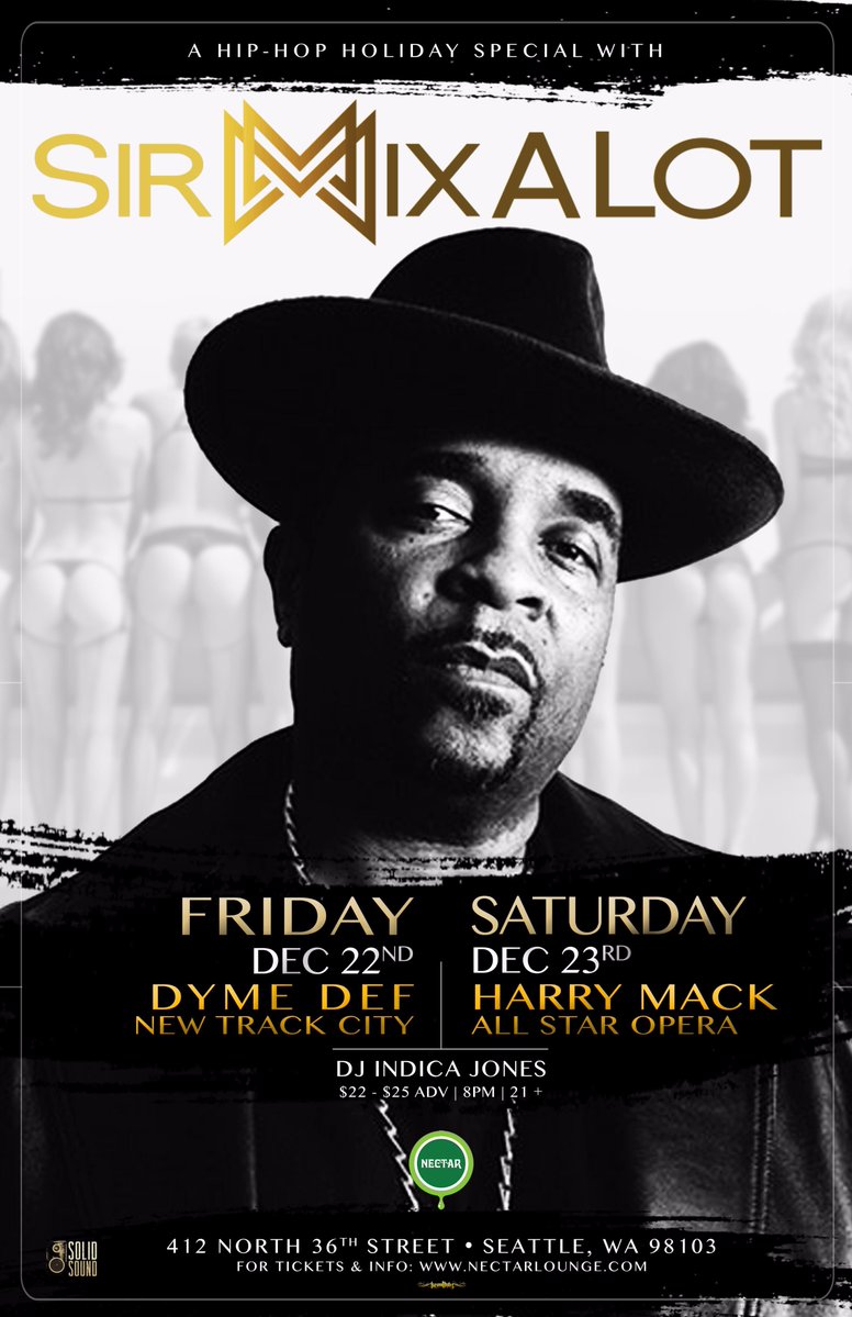 newtrackcity253's tweet photo. JUST ANNOUNCED: @therealmix  returns @NectarLounge 12/22 &amp; 12/23 w/ @DymeDef @newtrackcity253 @harrymack @AllStarOpera @DJINDICAJONES https://t.co/HCYaU8XfCx