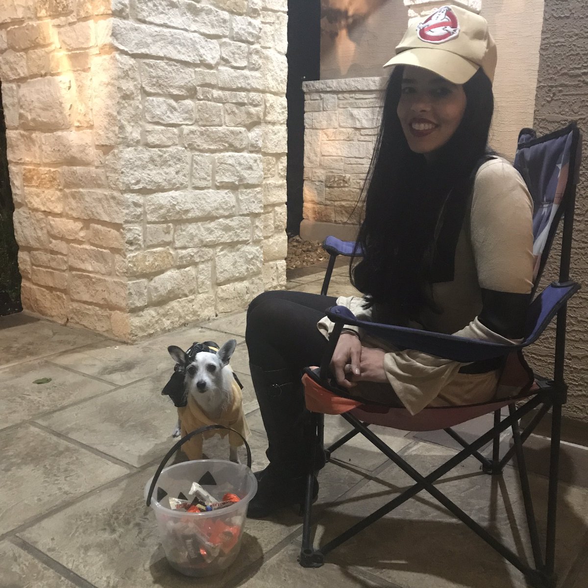 Trick or Treat! 👻🚫👻🐶🤢#trickortreat #satx #ghostbusters