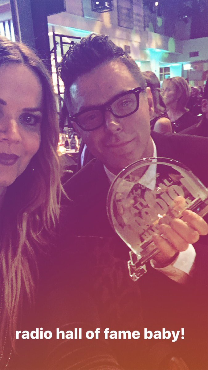 RadioAmy's tweet photo. radio hall of fame. youngest inductee. this guy. @mrBobbyBones ✨ https://t.co/DNArWqpCo8