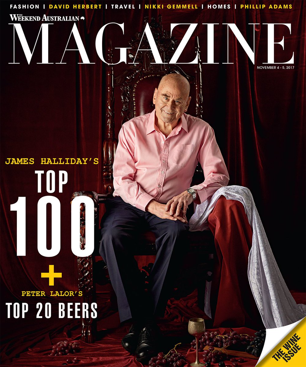 ChristineMiddap's tweet image. Halliday's Top 100 wines and @plalor's top 20 beers. + The China effect and the change makers. Tmrw