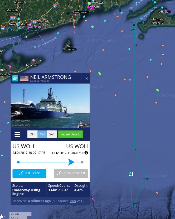 steffanwatkins's tweet photo. πΊπΈ #USNavy RV Neil Armstrong (MMSI:338767000) spotted researching off the US East Coast #AGOR27 #RVNeilArmstrong
https://t.co/qwVIk5PgZh https://t.co/x7grQRy99S
