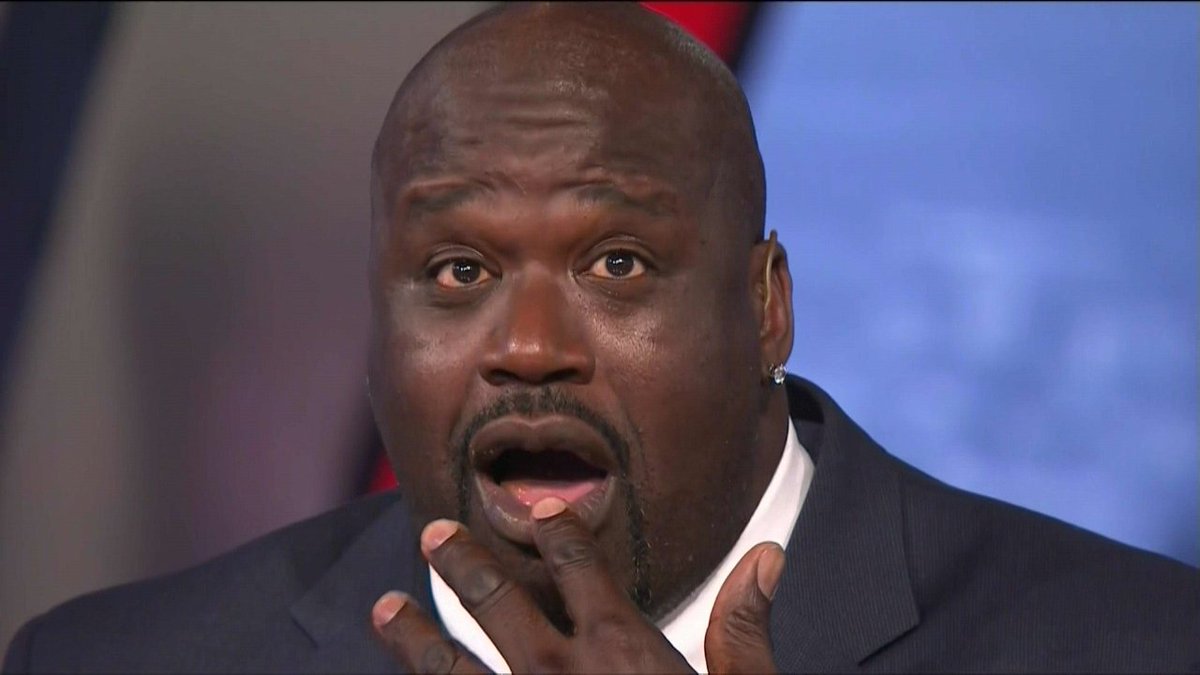 SBNation's tweet photo. Shaq tried the #OneChipChallenge and.... 😂😂😂😂😂 https://t.co/ak9u1XartP
