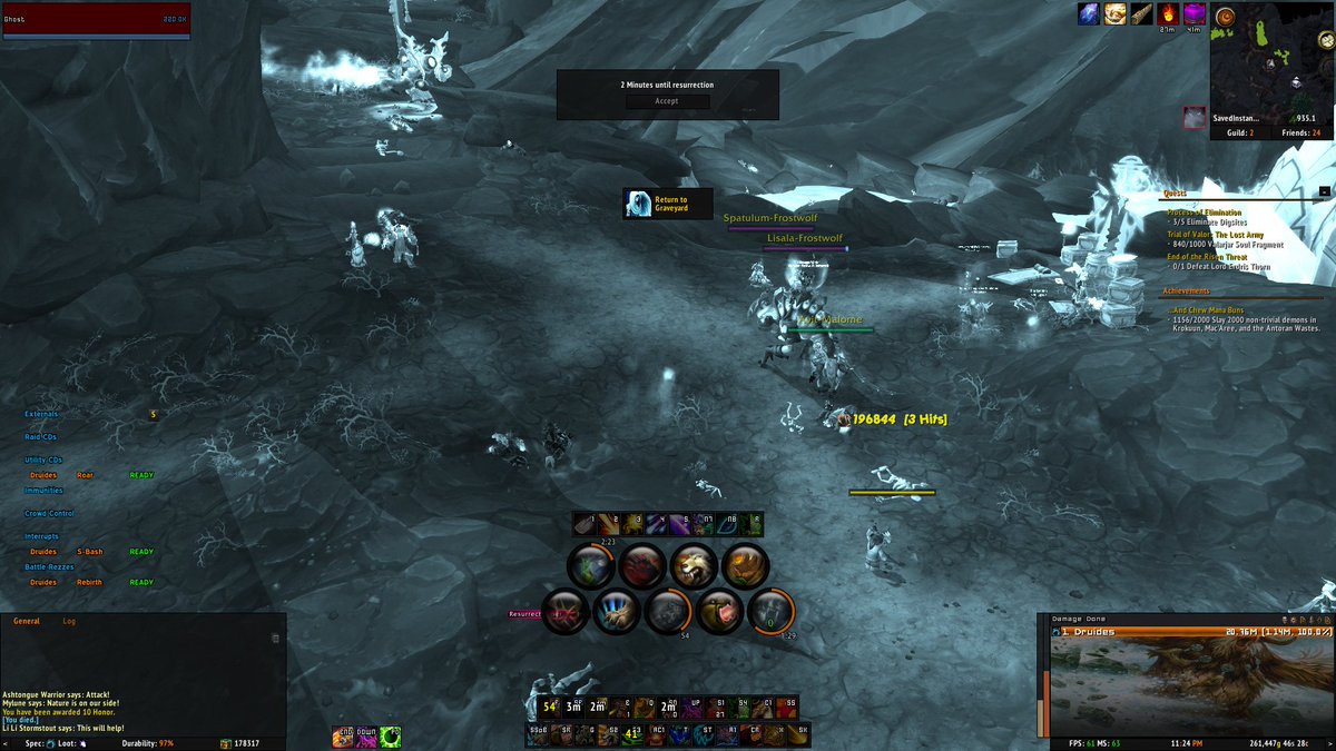 TomObama_'s tweet photo. @WarcraftDevs This is such immersive game play. My favorite part is not a single one of these campers are from my server... https://t.co/YBE5iTDsBp