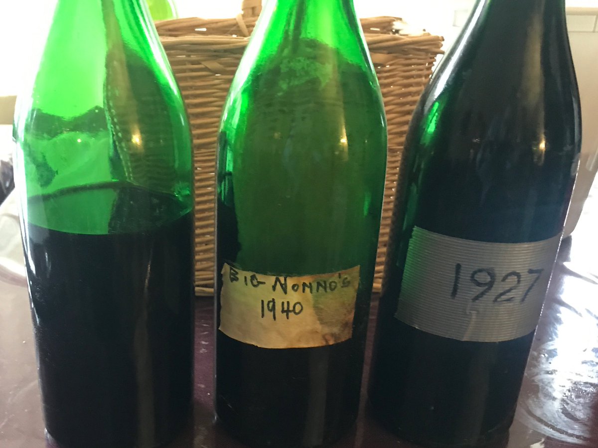 Had the chance to taste some Zins from 1927, 1936 and 1940 today. Do you ❤️ the labels? #wine