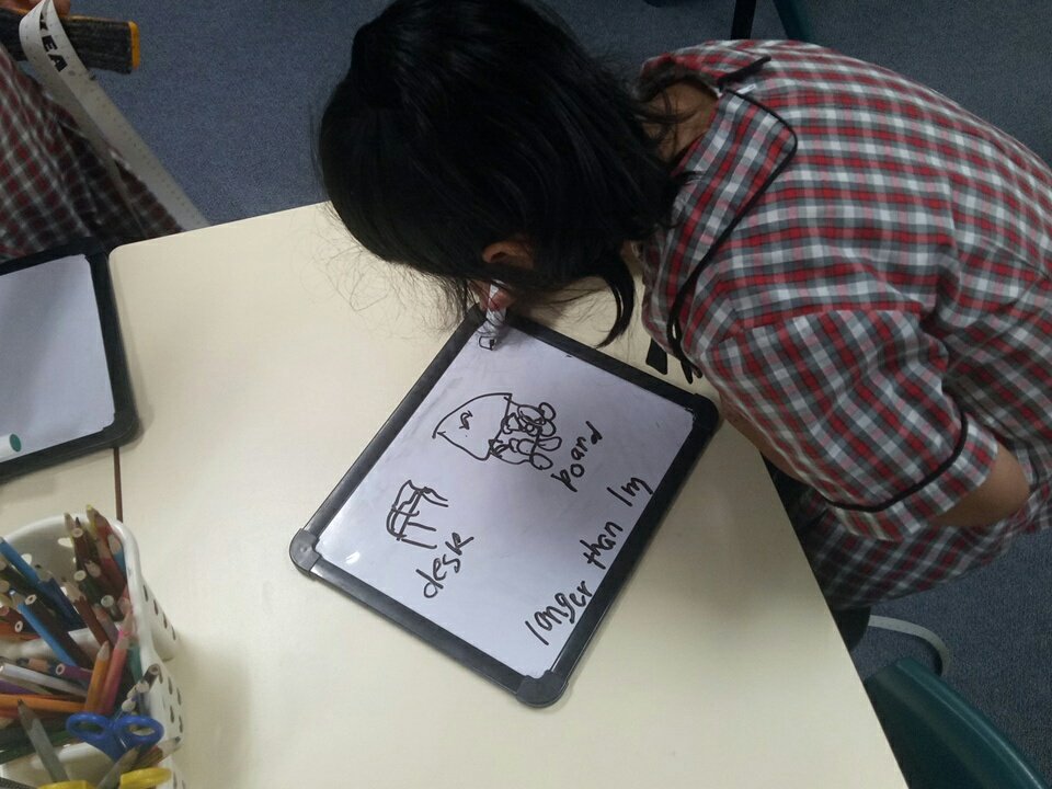 Hayley_SRPS's tweet photo. Investigating shorter and longer in KB!
#mathstalk  @bartonmd70 @MarilynFriedri1 https://t.co/JfNNDEVOvh