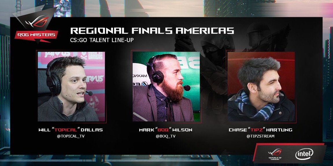 TipZStream's tweet photo. Excited to be the observer for @ROGMasters #CSGO Regional Finals Americas. Working with amazing and talented people at @UltLosAngeles https://t.co/Q1newSoaLV