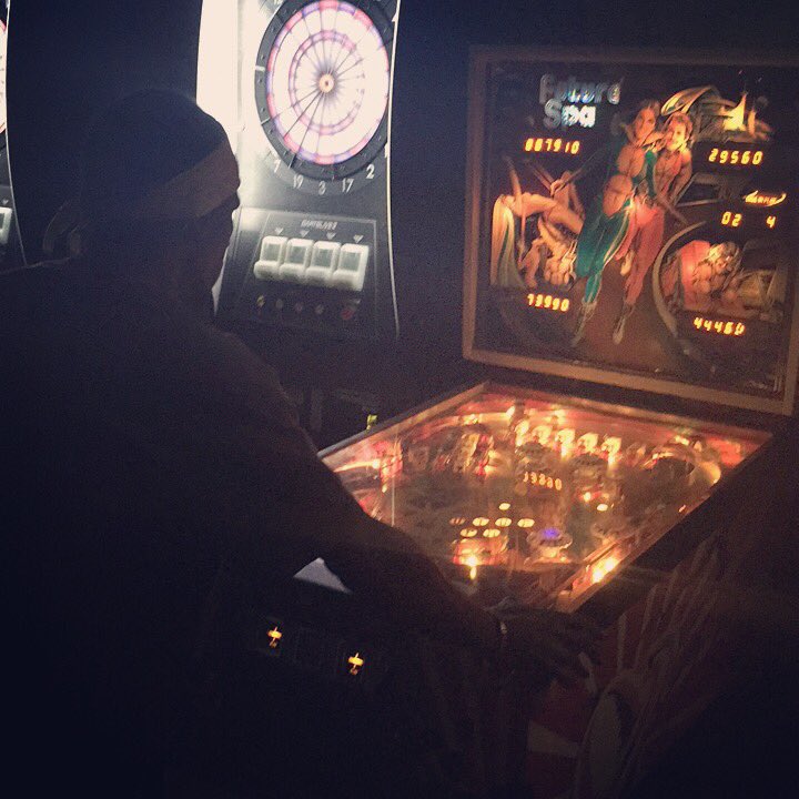 lyphecycle's tweet photo. Mr. Ceezzo on some pinball wizardry Pengineer style #pinball #wizardry #pengineer #futurespa https://t.co/zi8isDjgiK