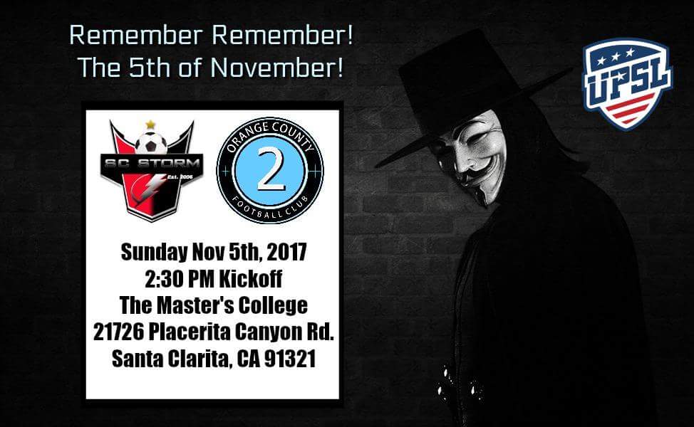 ocfcsoccer's tweet photo. #SantaClaritaStorm v #OCFC2 
@UPSLsoccer #WeAreOCFC 
@TheI5army https://t.co/ef5Cs8oXgq