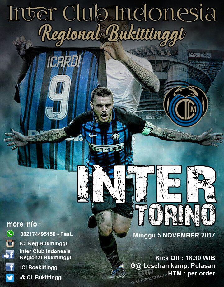 ICI_Bukittinggi's tweet photo. NOBaR #INTERtorino 
Cc : @InterClubIndo 
More info : https://t.co/iDuTlWwaXY