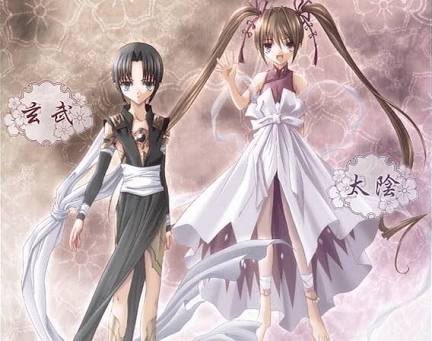 せんりは永遠の繭期 11 少年陰陽師 太陰 玄武 ちみっこコンビ大好き 少年陰陽師の神将は衣装の布量が鬼畜だし構造どうなってん が多いけどやりたい