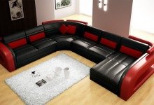 thesofaking001's tweet image. Add beauty and richness to a room with elegant top grainV003 u shape modular sofa modern leather lounge 5 6 7 seat seater.