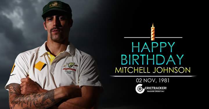 Happy Birthday \"Mitchell Johnson\". He turns 36 today. 