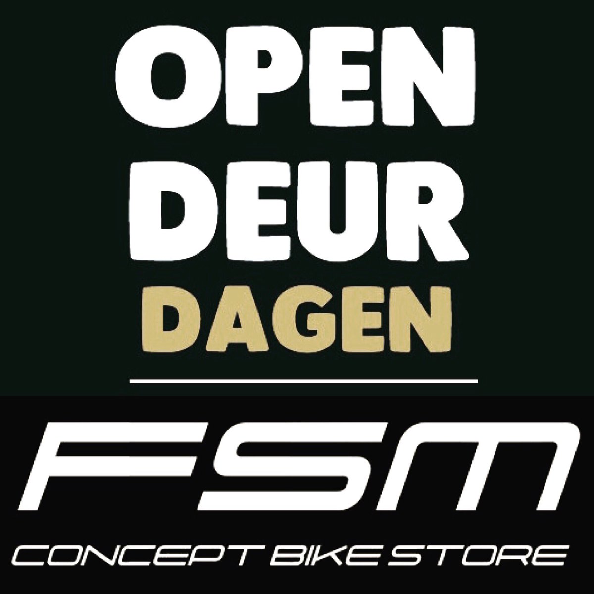 Opendeurdagen 17&amp;18 november 2017 ‼️.                          fsmbikes.com