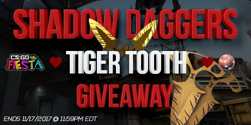 TangoWorldWide's tweet photo. 😍 #CSGOgiveaway TIME 😍 

1️⃣ Follow: @thecsgofiesta &amp; @TangoWorldWide 
2️⃣ Retweet
3️⃣ Visit https://t.co/5SMqsR0bUk
👌Get a chance to win! https://t.co/eDa878x0yW