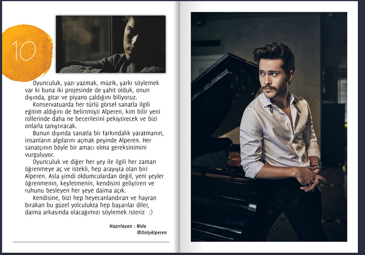 onlyalperend's tweet photo. Senin icin hazirladigimiz dergide benim yazdigim kisim😍😊 @DuymazAlperen 
editorlugu icin @halbwahrheit_`e  cok tsk😘
https://t.co/02nttcIpQD https://t.co/s7H1NSaRCp