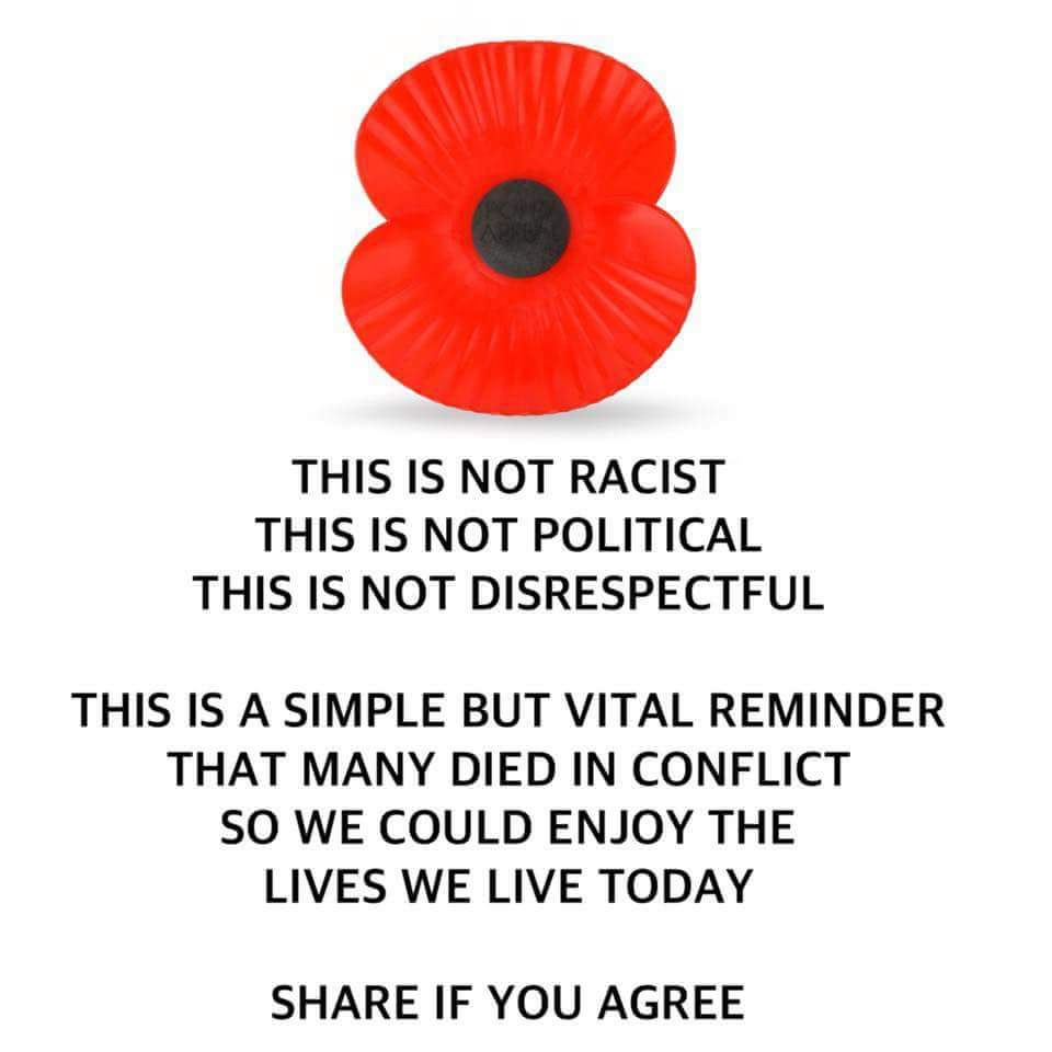 blueheart1872's tweet photo. RT IF YOU AGREE 

#PoppyAppeal #lestweforget https://t.co/n84GKeHD27